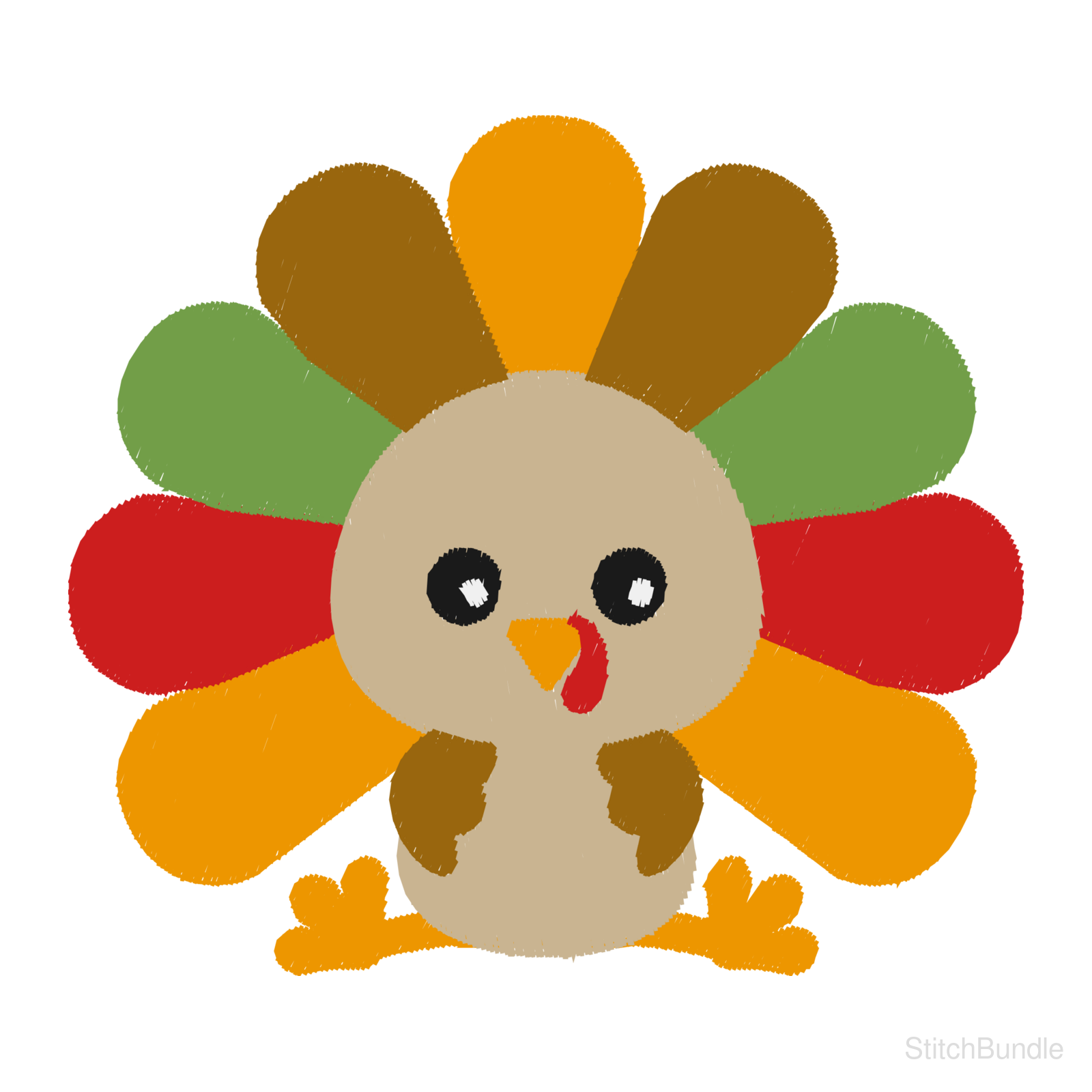 Turkey Machine Embroidery Design — design preview