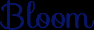 Blossom Cursive word preview in thread