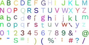 Studio Grotesk full alphabet at 1 inch